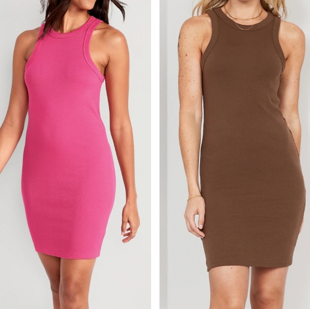 BUNDLE Old Navy Bodycon Rib-knit Dresses M